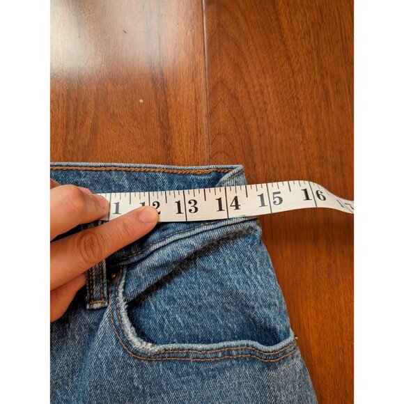 Abercrombie & Fitch Ultra High Rise The 90s Slim Straight Blue Jeans 29|8 - Picture 3 of 6